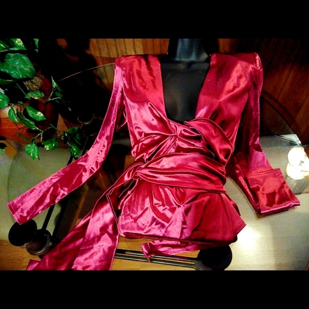 Red bodysuit
